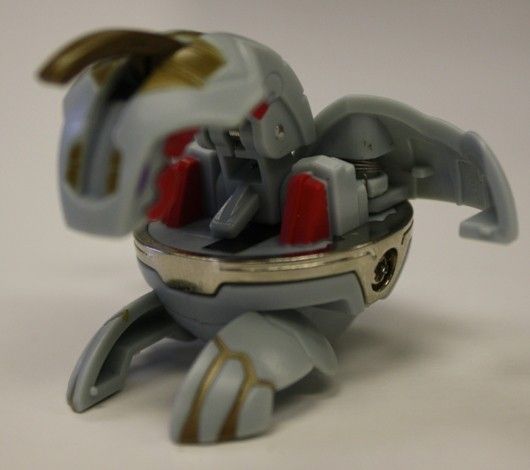 Special Attack Bakugan Grey Haos Metal Chrome Dragonoid  