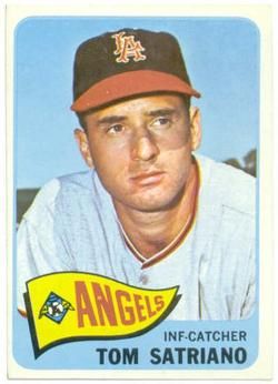 1965 TOPPS BASEBALL #124 TOM SATRIANO   EXC /EXC  