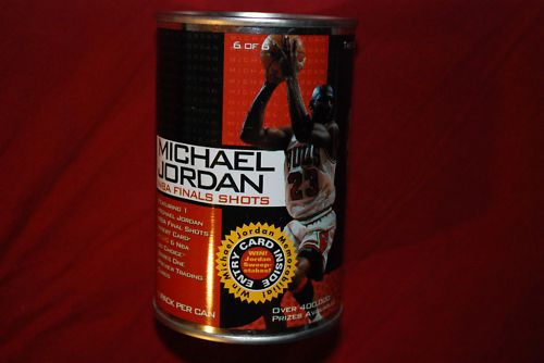 Michael Jordan NBA Final Shots Can Unopened Cards 1998  