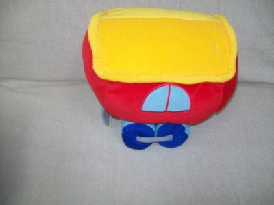 BUILD A BEAR WORKSHOP PLUSH TRAIN AND CABOOSE COLORFUL  