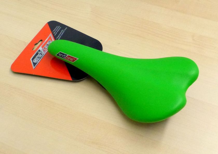 New ENDZONE Bicycle Bike Saddle Seat Fixie Road Bike Green  