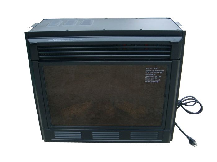 This Is A Brand New  Black Electric Firebox Fireplace Insert “