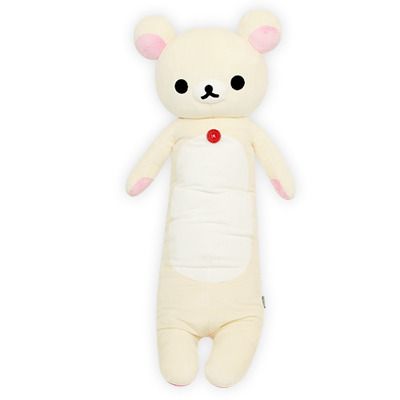 NEW 40 Rilakkuma Relax Bear Body Pillow x Plush co KO  