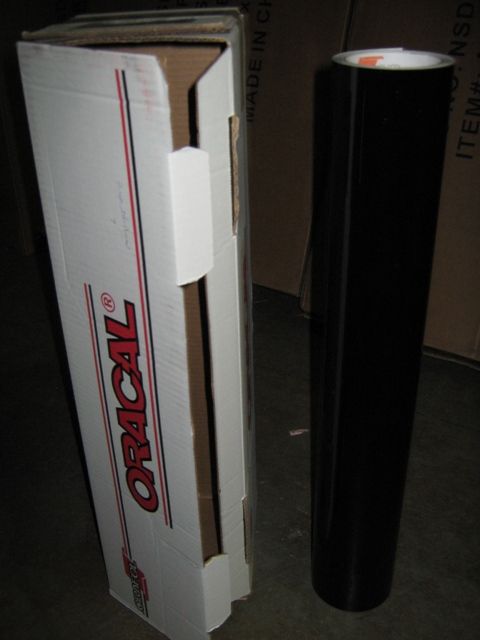 Oracal Black Intermediate Cal Sign Vinyl 24x10yds  