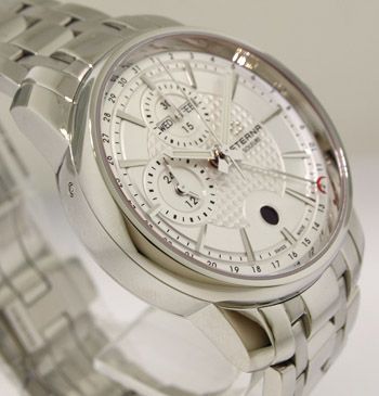 Eterna Soleure Chronograph Complete Calendar Moon Phases Automatic 