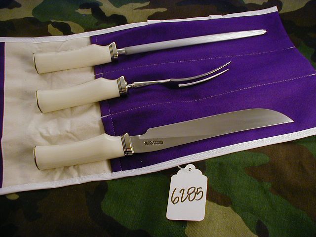 NEW RANDALL KNIFE KNIVES 3 PIECE CARVING SET, ABS,IVM  