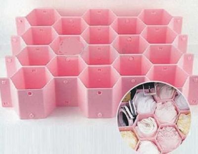 Sock Tie Drawer Closet Divider Storage Organizer Box  