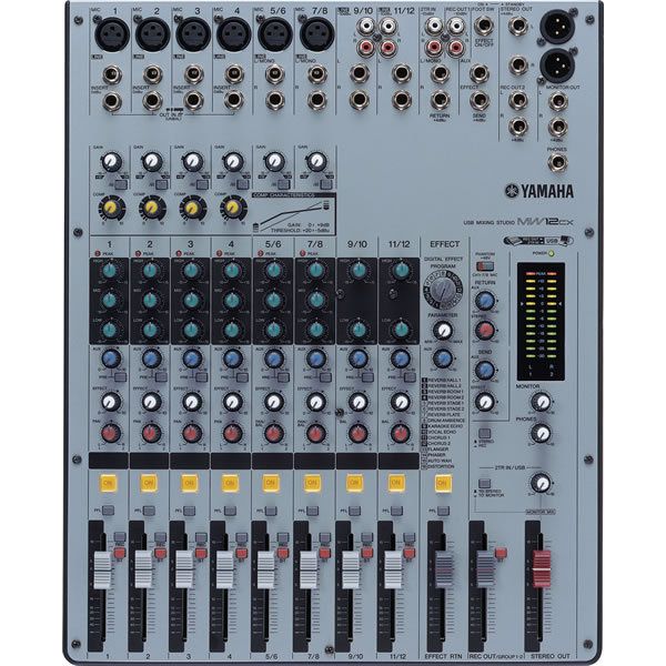 Yamaha MW12CX 12 Channel USB Mixer with Cubase AI5 NEW  