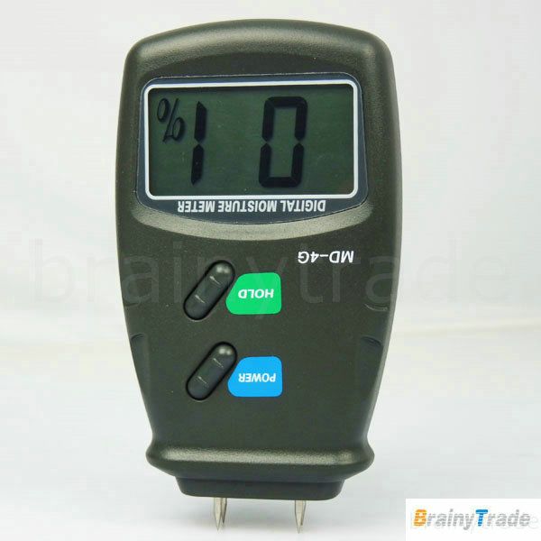 Digital 4 Pin Moisture Wood Firewood Damp Meter Tester  