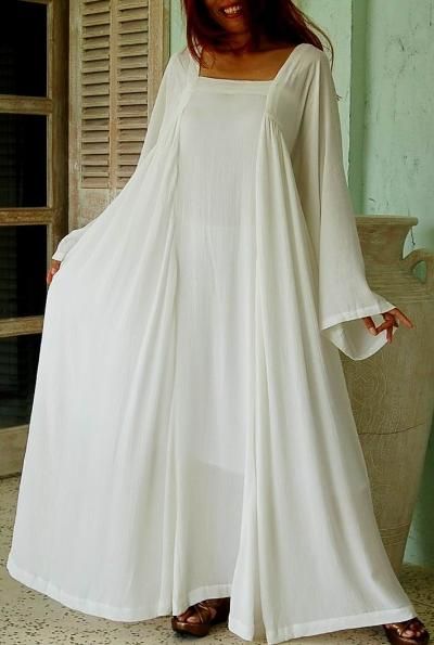 B615 WHITE/DRESS MOROCCAN MADE 2 ORDER S M L  