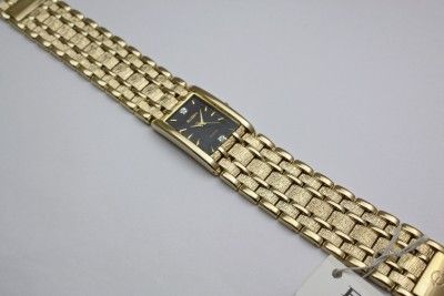 New Elgin Men Diamond Gold Dress Watch 24 mm x 33 mm FM486  