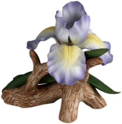 ANDREA BY SADEK BEAUTIFUL PURPLE MERE IRIS FLOWER, NIB  