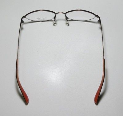   51 17 138 BROWN VISION CARE HALF RIM EYEGLASS/GLASSES/FRAMES  