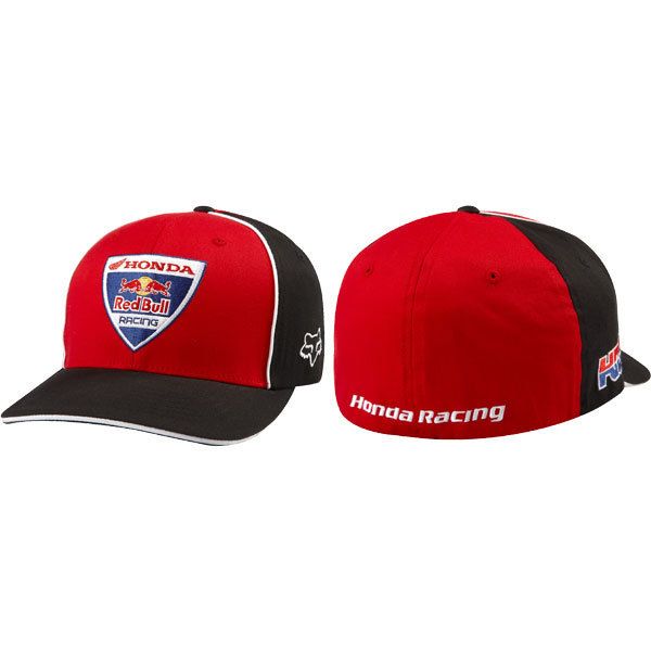 Fox Racing Honda Redbull Red Bull Hat Size Flexfit Large XLarge L/XL 