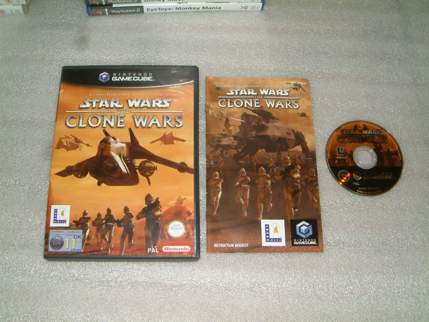 STAR WARS THE CLONE WARSNINTENDO GAMECUBE & WII GAME  