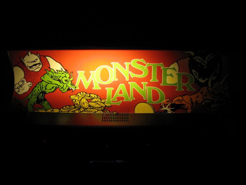 Wonderboy Monster Land Non Jamma Arcade Marquee Header  