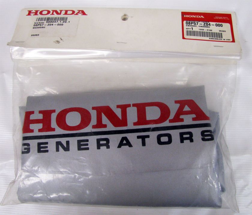 HONDA GENERATOR STORAGE COVER EB3000 EM3000  