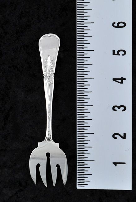 Sterling Silver Gorham Kings I Pattern Engraved Fork  