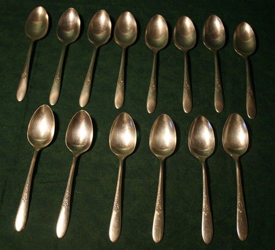 Oneida FANTASY Community Silver Flatware Set Tudor Serving Rose 50 