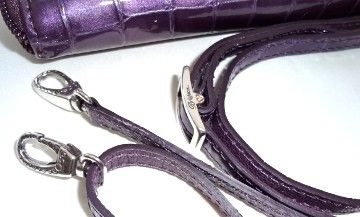 Brighton Grape Purple Large Cher Leather Zip Wallet New NWT T3129G Bag 