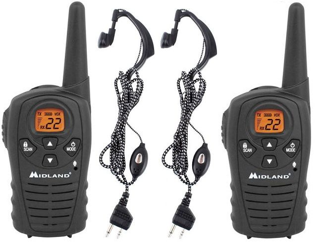   LXT114 2/Two Way Radio 18 Mile Walkie Talkie Headsets New  