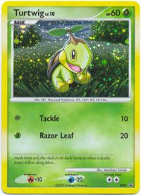 Pokemon HOLOGRAPHIC PROMO Turtwig LV.10 #DP01 HOLO MINT  