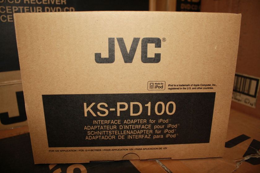 JVC KSPD100 Adapter for iPod Interface KS PD100  BRAND 