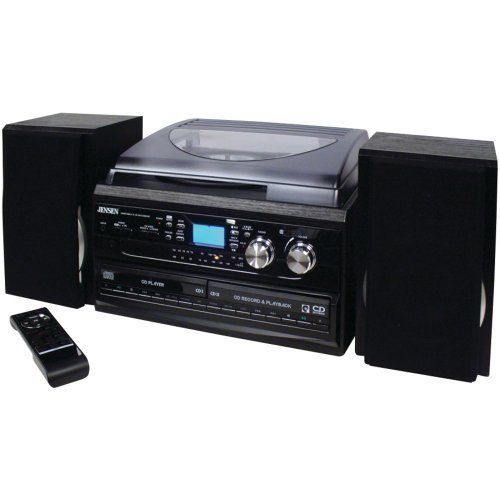 Jensen Turntable With 2 Cd System With Cassette And Am/Fm Radio (JTA 