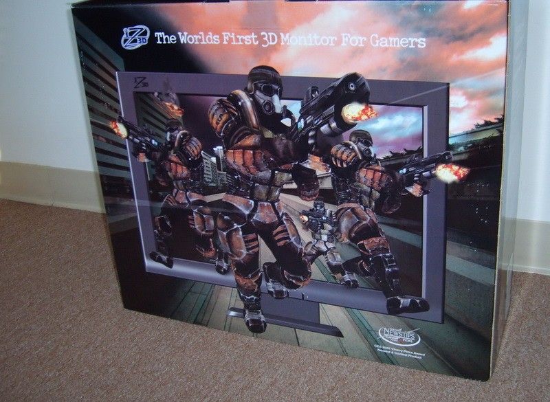 22 3D LCD Monitor Widescreen Gaming iZ3D H220Z1 094922750723  