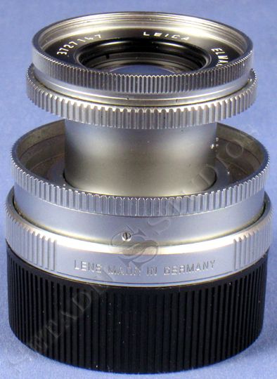 LEICA 50MM ELMAR M F2.8 M COLLAPSIBLE CHROME M LENS +CAPS +CASE CLEAN 