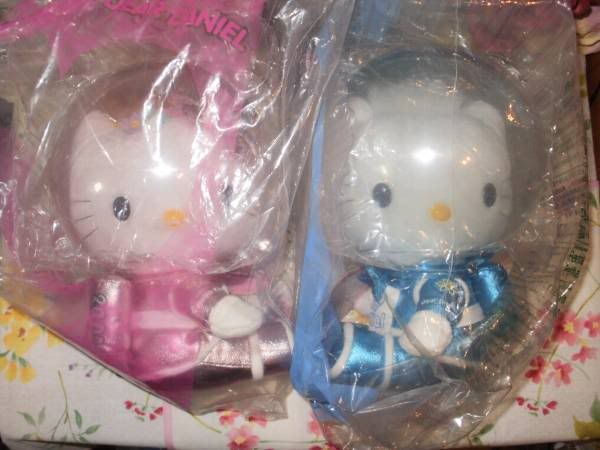 Hello Kitty and Dear Daniel Plush doll set 2000 Space Millennium 