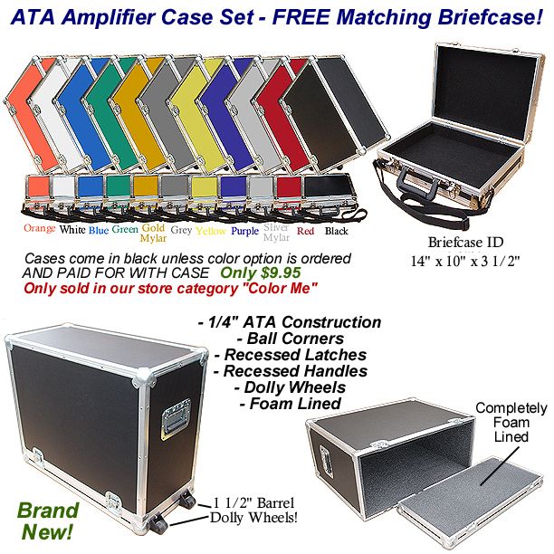 ATA CASE for MARSHALL AVT 100X   FREE BRIEFCASE  