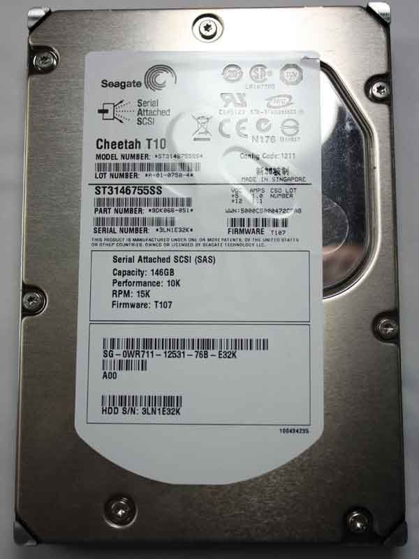 Seagate Cheetah ST3146755SS 147GB 15KRPM (WR711)  