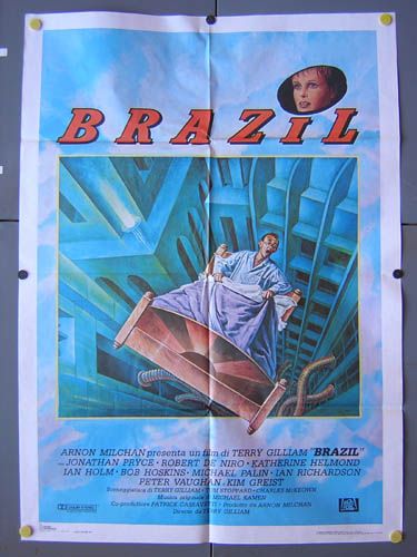 eu75 BRAZIL TERRY GILLIAM ROBERT DE NIRO 2sh POSTER ITA  