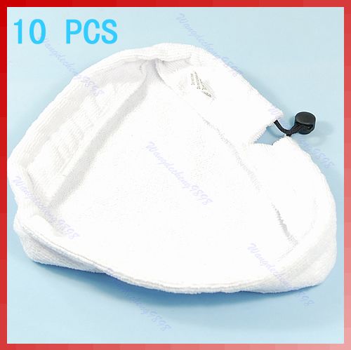 10 x Microfibre Pads For H20 H2O Steam Mop Washable New  