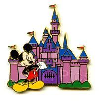 Disney DL Mystery Pin 18 Mickey Mouse & Castle LE 1200  