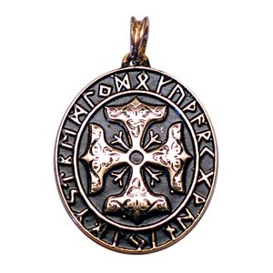 THORSCROSS 24ct Pendant Amulet Vintage Viking Jewelry  