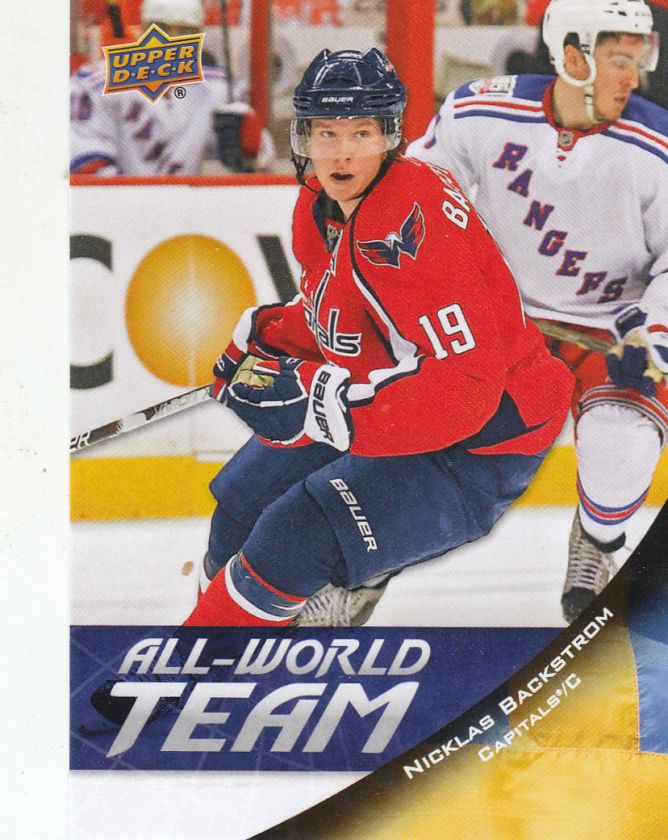   BACKSTROM 11 12 UD UPPER DECK ALL WORLD TEAM #AW22 CAPS   