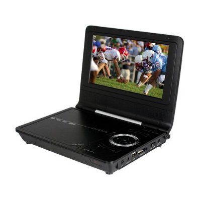   portable dvd player 7 display dvd r cd r jpeg bmp dvd video mpeg