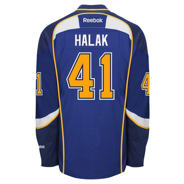 Jaroslak Halak St. Louis Blues #41 Reebok Premier NHL Jersey  