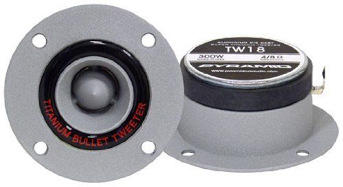 Pyramid Audio TW18 3.25 in 300 Watt Aluminum Die cast Super Titanium 