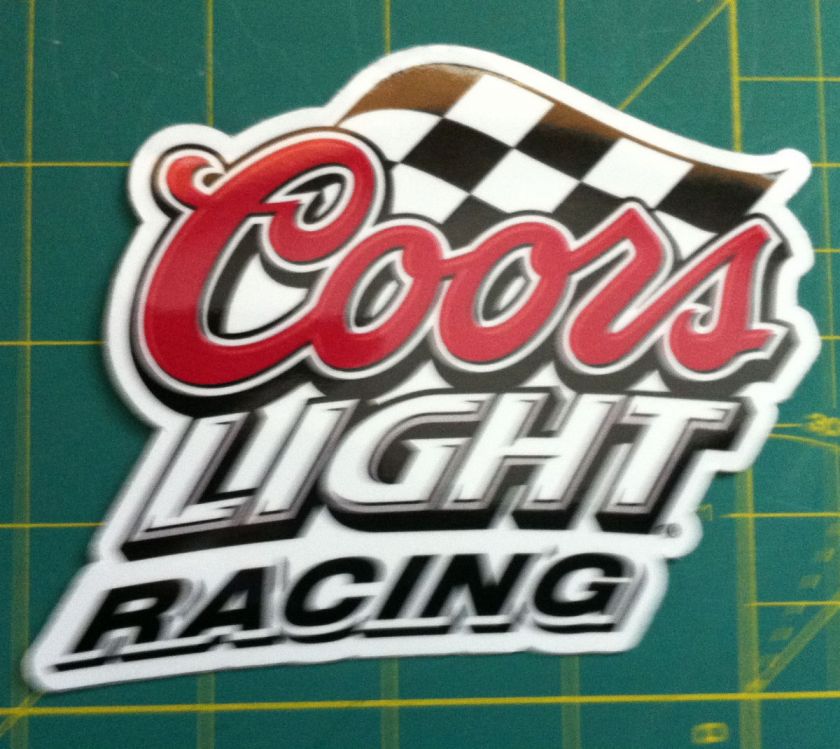 Coors Lite Racing Decals /Stickers   