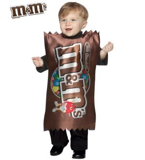 Candy Bar Wrapper Tunic Child Costume Tdl 18 24 Mth  