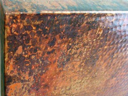 42 copper table tops square / round tabletop   Mexico  