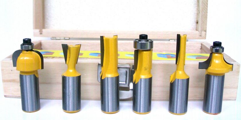 pc 1/2 Shank Basic Profile B Router Bit Set  