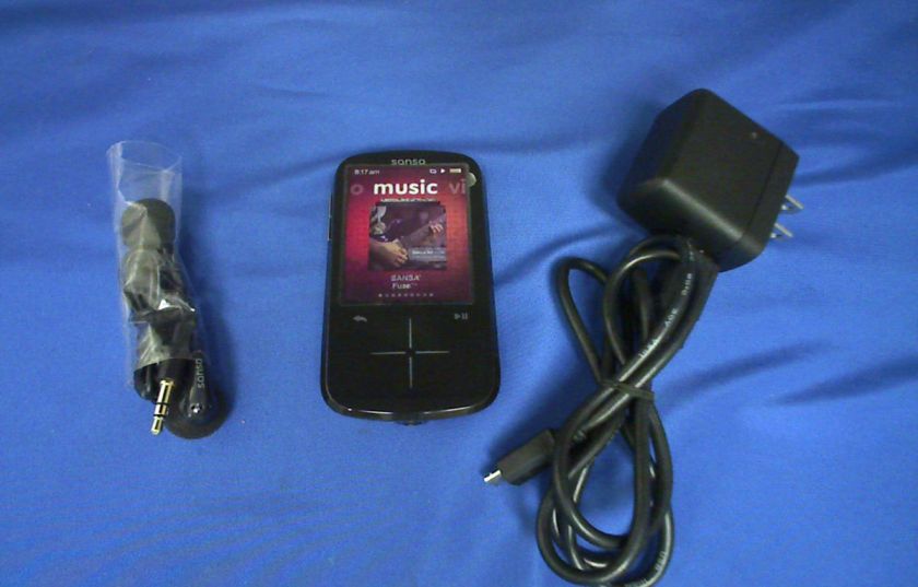 SANDISK SANSA BLACK 8GB DIGITAL MEDIA PLAYER (11057B1)  