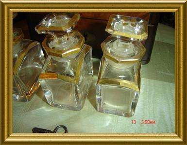 STUNNING RARE FRANCE CIRCA 1870 **3 GORGEOUS PERFUME 