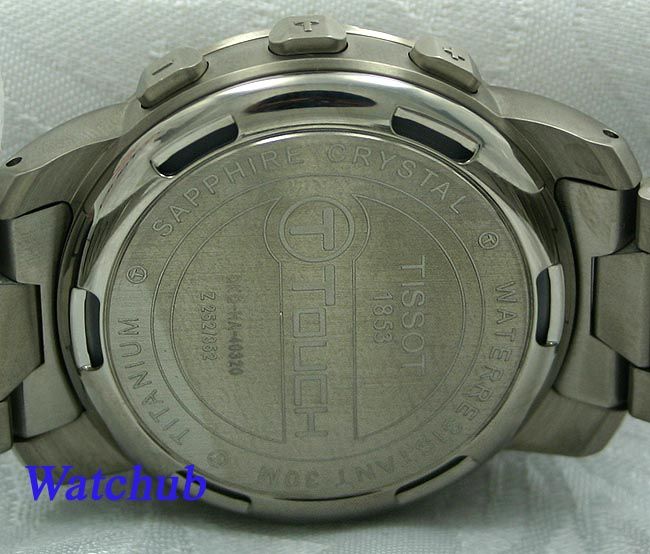 Ultralite TISSOT T TOUCH NUMERIC 100% TiTANiUM COMPASS SAPPHIRE 