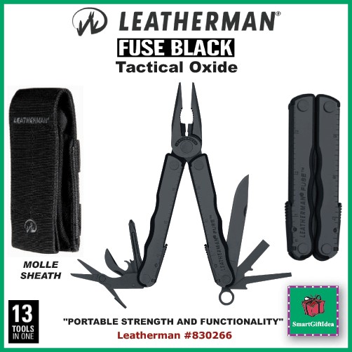 FUSE BLACK OXIDE_LEATHERMAN TOOL w/MOLLE SHEATH #830266  