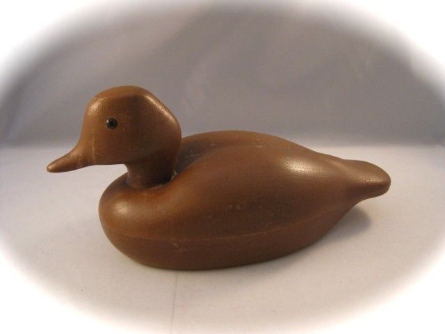 Vintage Avon Mallard Duck Decoy Container w/Wild Country Aftershave 